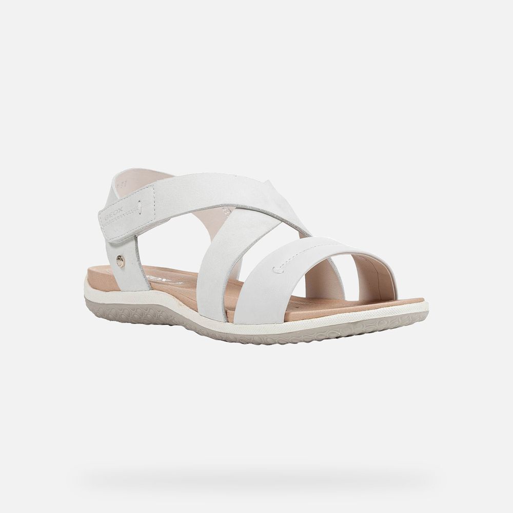 Sandales Geox Vega - Blanche - Femme 427059-BIX